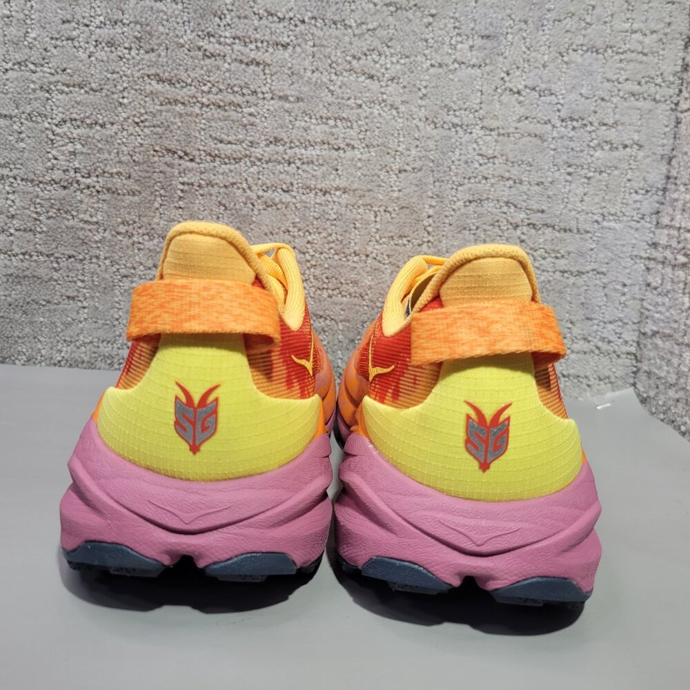Hoka One One Speedgoat 6 Womens Size US 9.5B Sherbet Beet Root Running Shoes - Picture 6 of 13